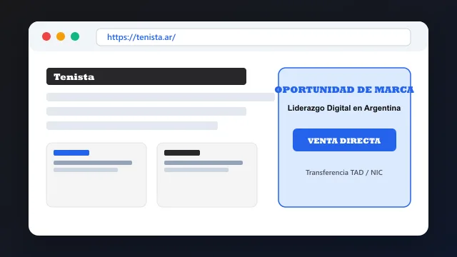 Modelo de aplicación comercial y proyectos digitales para tenista.ar